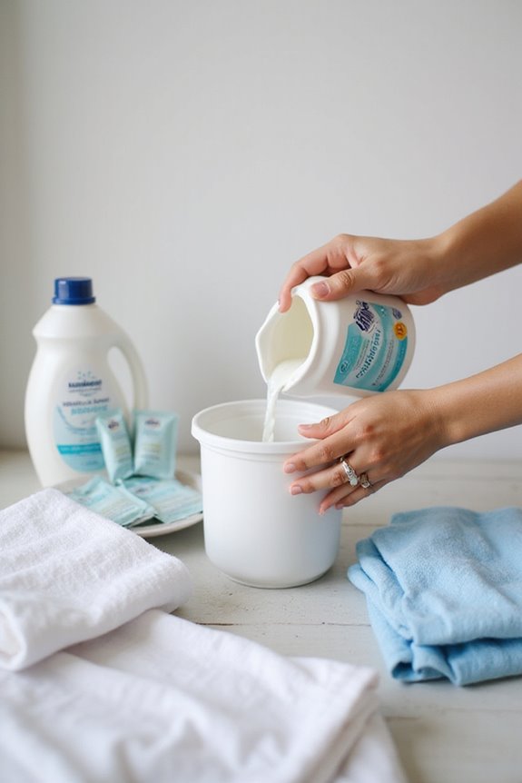 choosing baby safe detergent