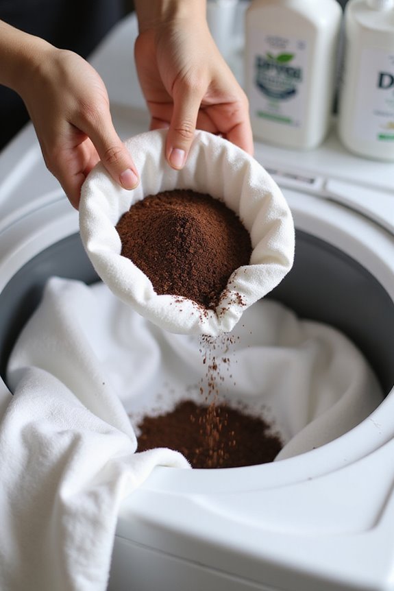 coffee grounds odor neutralization