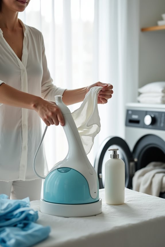 fabric steaming safety tips