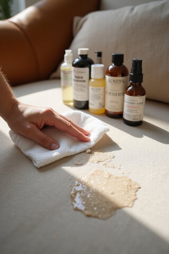 gentle stain removal techniques