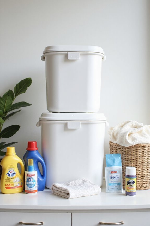 laundry hampers with lids