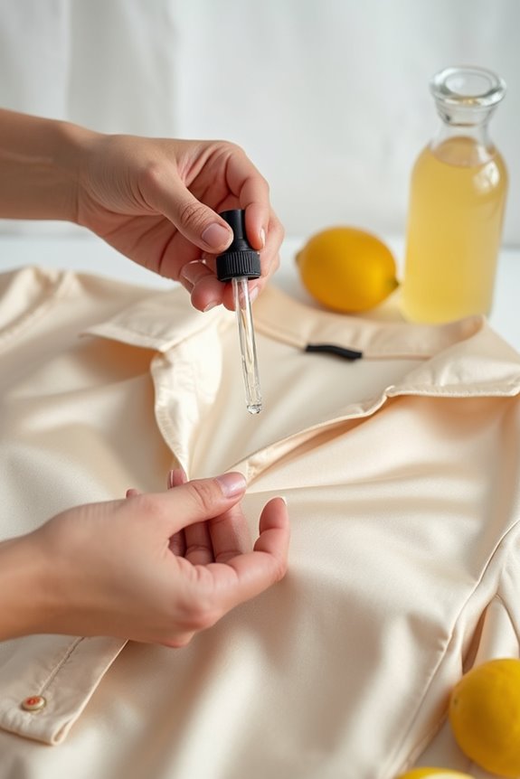 natural silk stain remedies