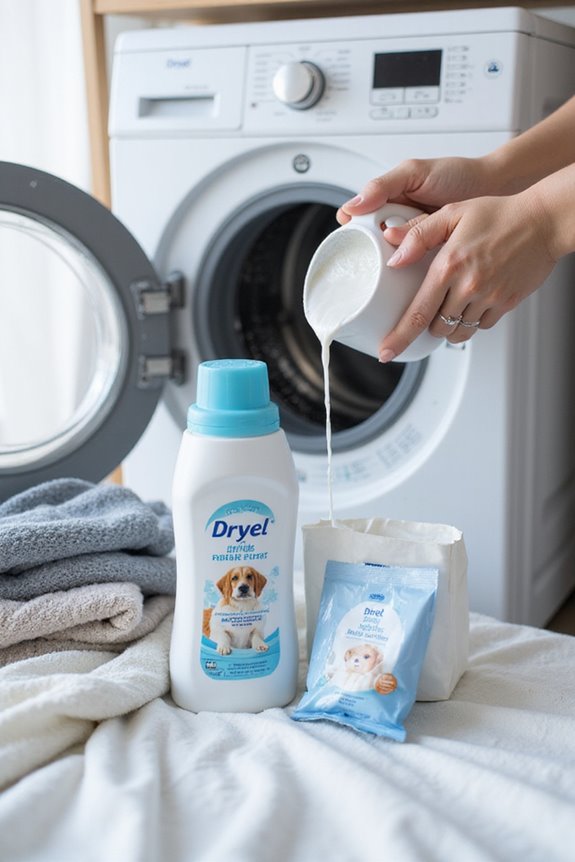 pet hair repelling fabric softener