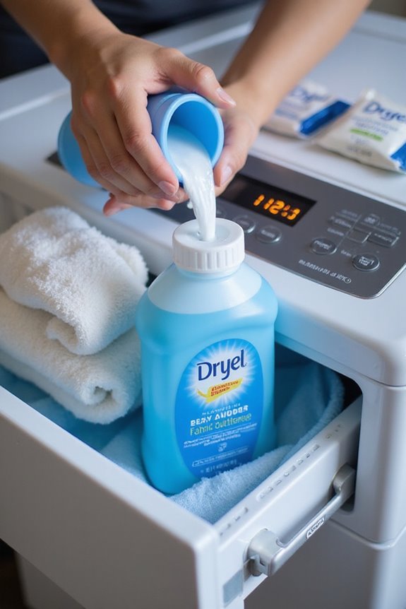 proper fabric softener dispensing