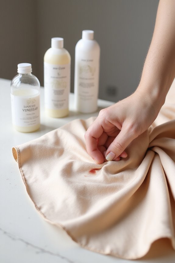silk stain removal techniques