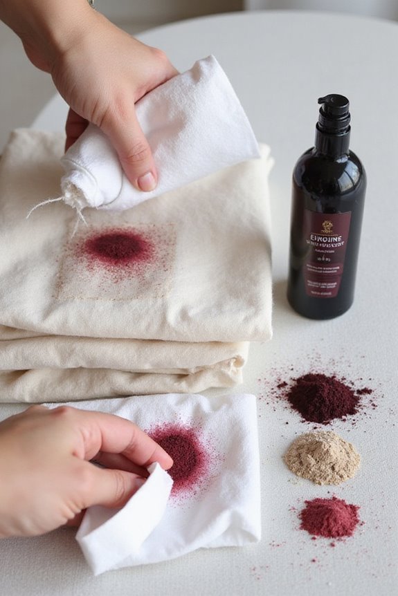 stain removal techniques vary