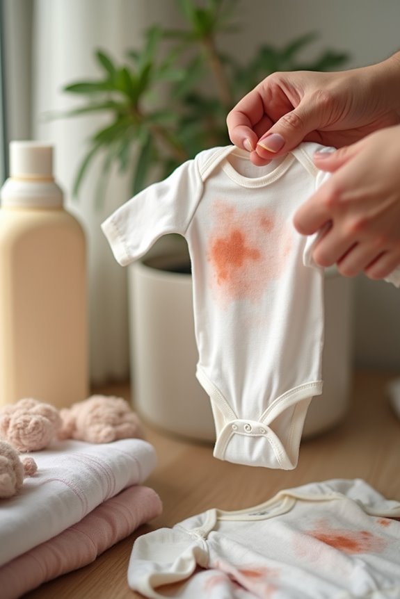tough baby clothing stains
