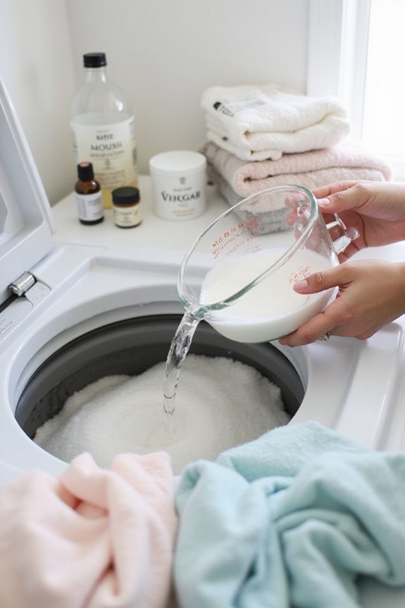 vinegar and essential oils